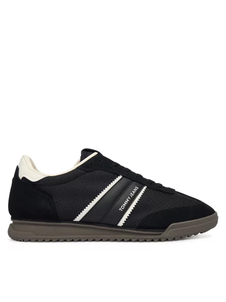 Tommy Jeans Tenisice Tjm Retro Runner Cleated Winter crna