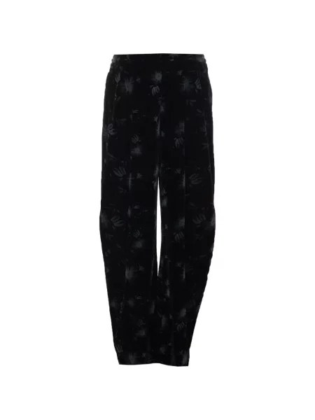 Pantaloni Pinko cu model floral cu imagine negru