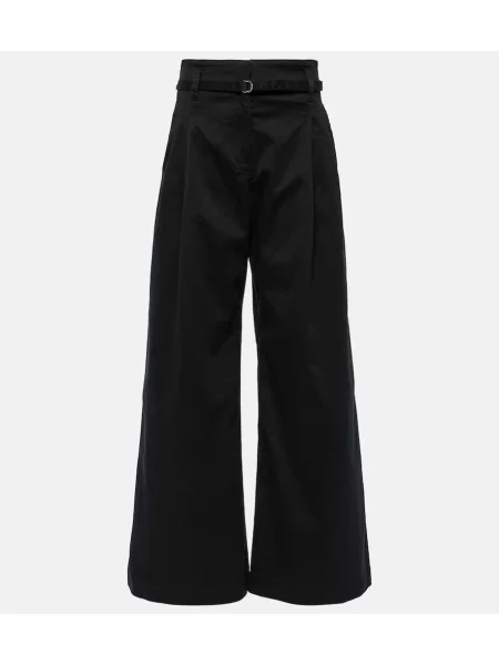 Pantaloni Proenza Schouler cu talie înaltă negru