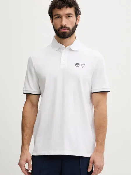 Guess t-shirt z x North Sails biała