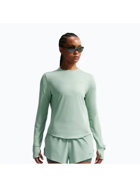 Дамска блуза за бягане с дълъг ръкав Nike Swift Dri-FIT UV steam зелено
