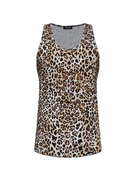 Vestă Dsquared2 cu imagine cu model leopard