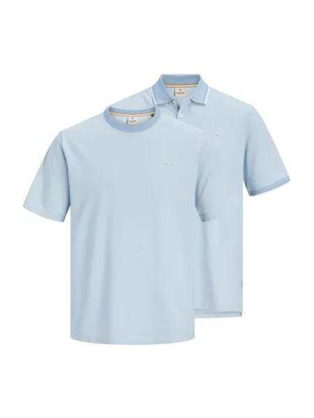 Jack & Jones Premium Majica JPRBLUALVES pastelno plava bijela