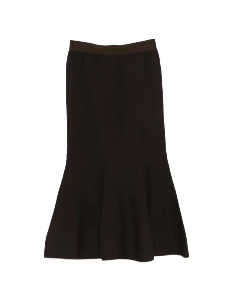 Fustă midi Liviana Conti până la genunchi maro