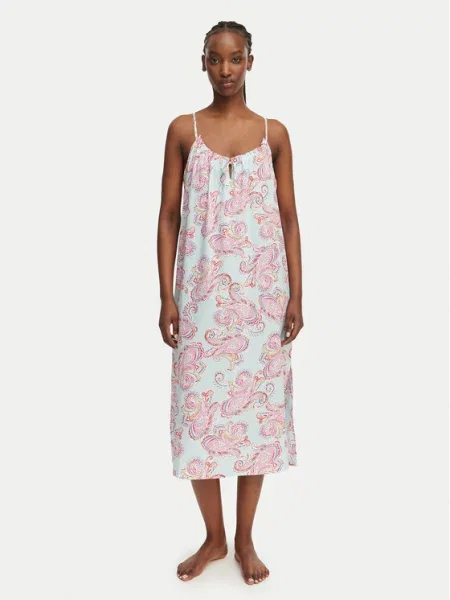 LAUREN RALPH LAUREN Koszula nocna jasny niebieski