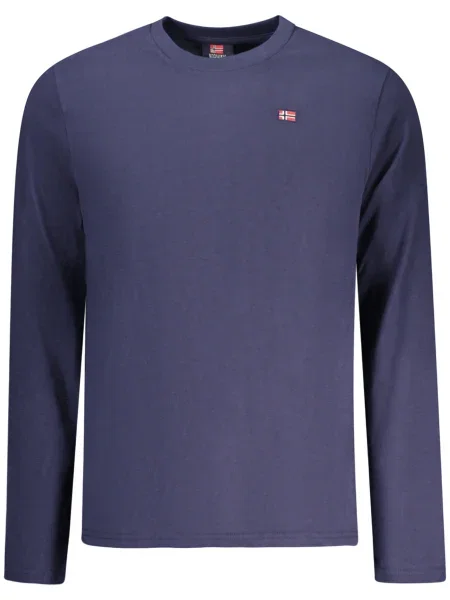 Lung tricou Norway 1963 cu mâneci lungi albastru
