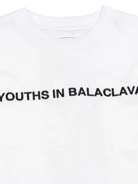 Tricou Youths In Balaclava scurt alb