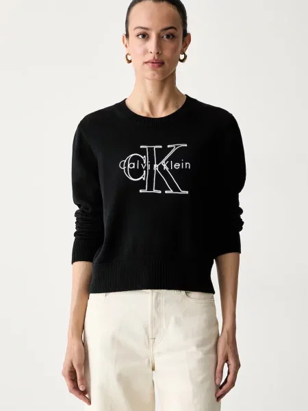 Calvin Klein Jeans Pulover negru