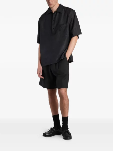 Scurt tricou polo Costumein negru