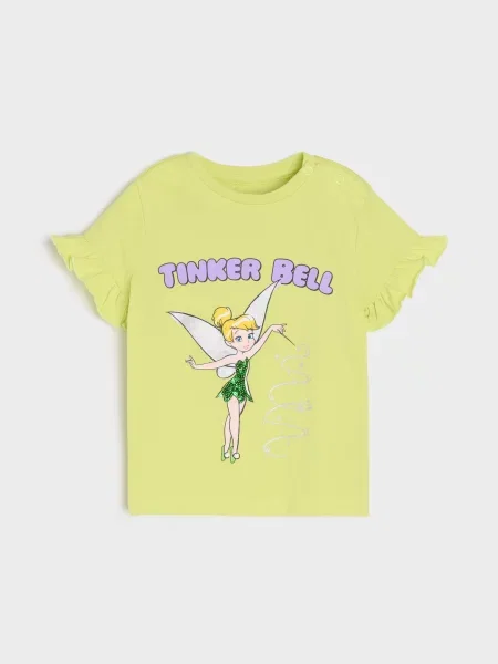 Sinsay Tričko Tinkerbell neonová