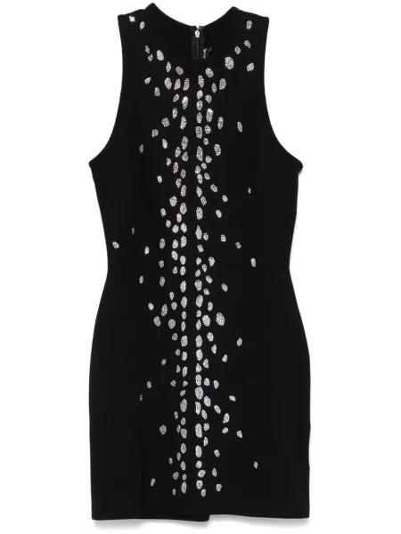 Rochie mini David Koma de cristal de costum negru
