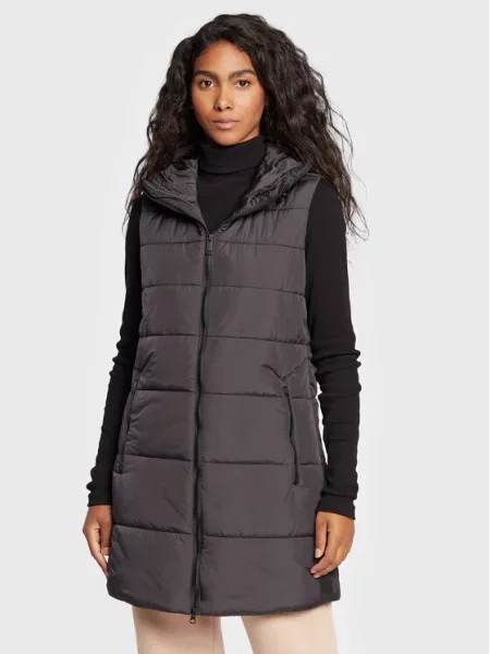 Turistická bunda bez rukávů Jack Wolfskin Eisbach phantom černá