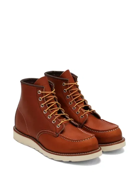 Botine Red Wing Shoes din piele roșu