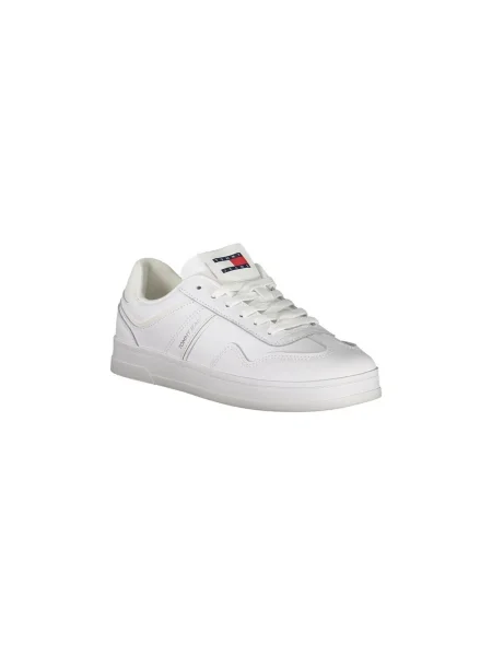 Bőr sportcipő Tommy Jeans fehér