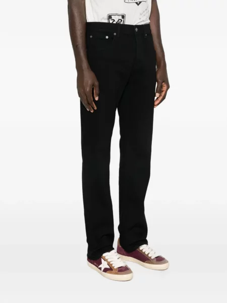 Blugi drepți Golden Goose negru
