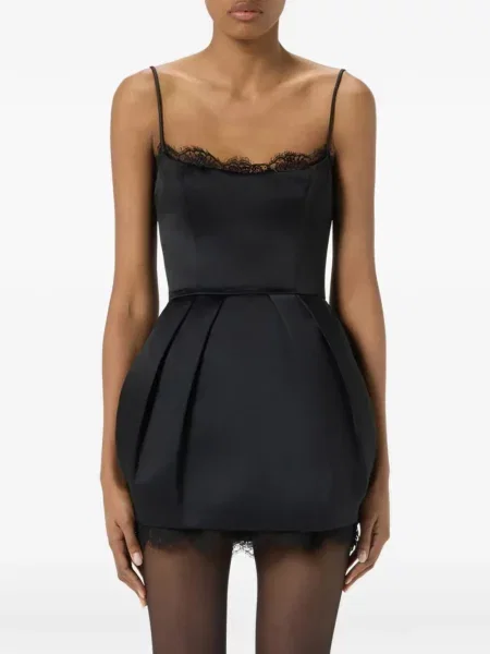 Rochie mini Blumarine din dantelă negru
