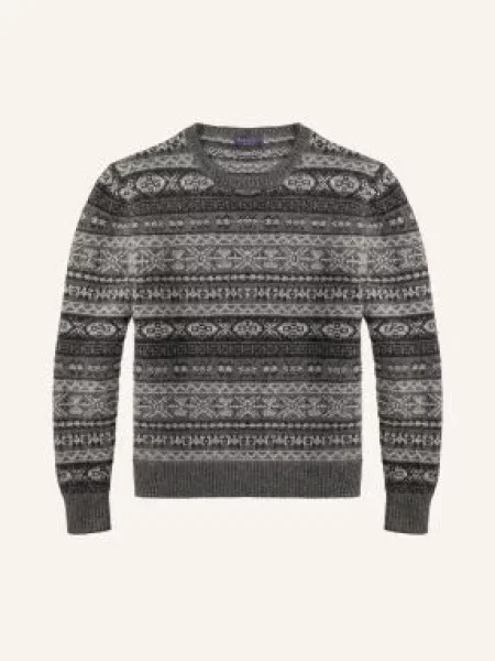 Ralph Lauren Purple Label Svetry S Kašmírem / světle / tmavě šedá