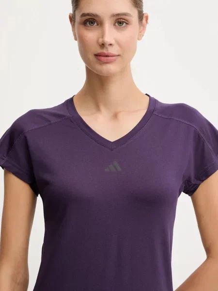 Adidas Performance edzős póló Aeroready Wourkout Essentials lila