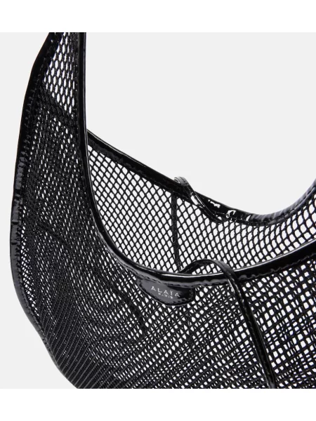 Geantă Alaïa plasă negru
