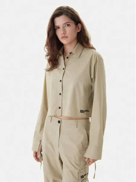 Karl Lagerfeld Jeans Bluză verde