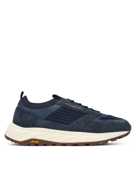 Sneakersy Alexander Smith granatowe