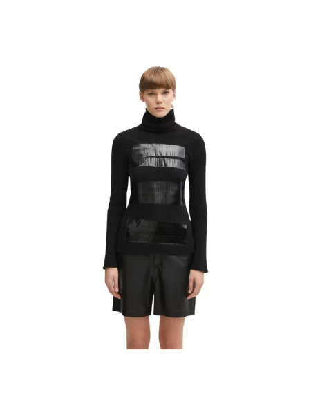 Maison Margiela sweter z dodatkiem wełny czarny