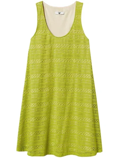 Rochie mini Twinset tricotate de costum verde