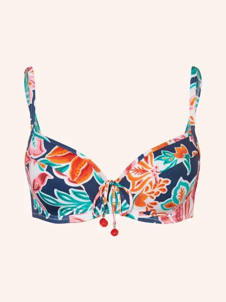 Lidea Biustonosz Bikini Petal Patch blau pomarańczowe