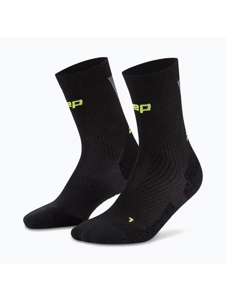 Șosete pentru femei CEP Ultralight Mid Cut black/grey negru