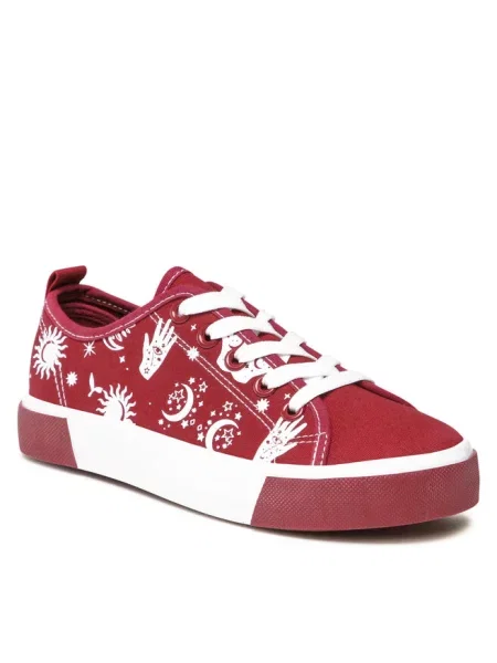 Кроссовки Nelli Blu бордовые