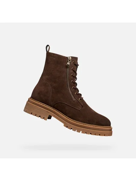 Čevlji do gležnjev Geox rjava