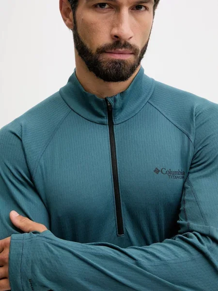 Лонгслив Columbia зеленый
