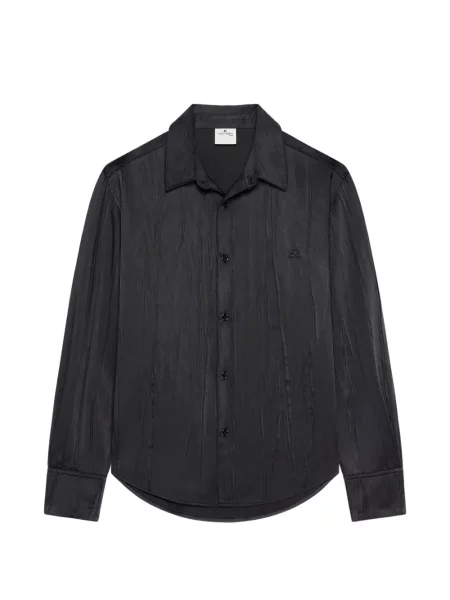 Cămașă Courreges din satin negru