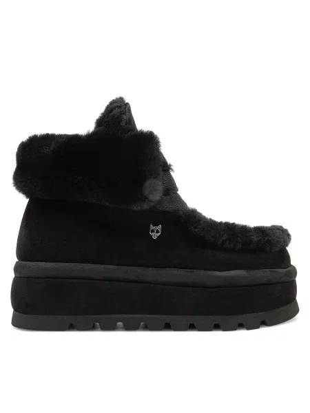 Велурени апрески Naked Wolfe Bambi Bambi Suede Shearling Black черно