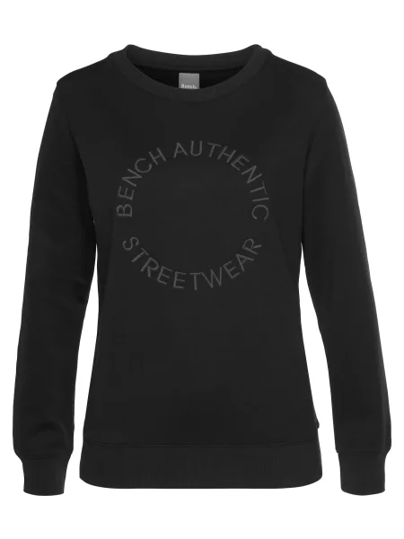 BENCH Majica grafit črna