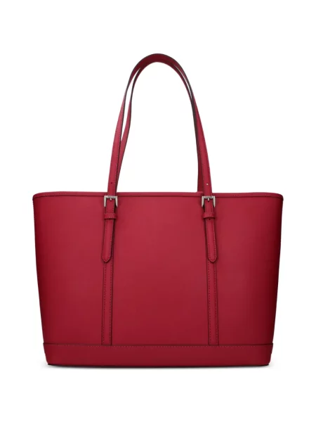 Bőr shopper táska Michael Kors piros