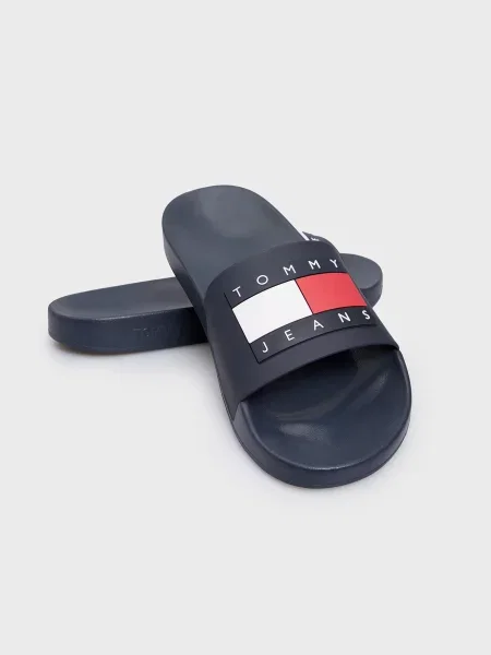 Шльопанці Tommy Jeans сині