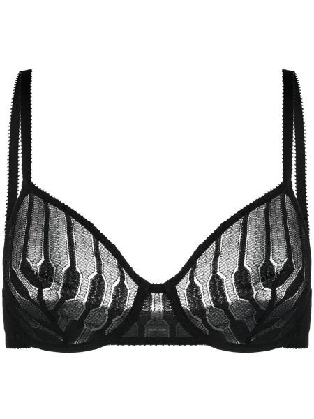 Sutien Eres transparente negru