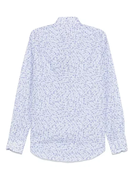 Cămașă Paul & Shark cu model floral cu imagine alb