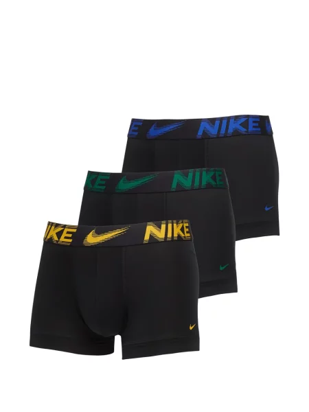 Kötött levágott póló Nike nyomtatás fekete