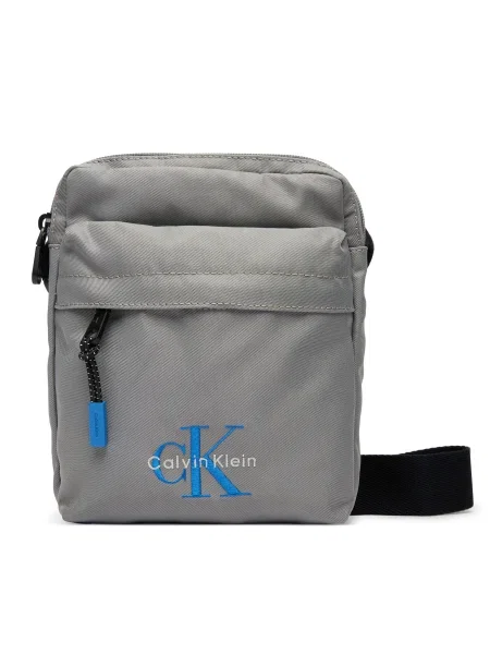 Calvin Klein Geantă crossover Bold Reporter gri