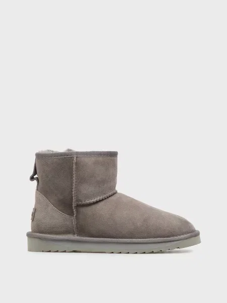 Кожаные сапоги Prpy серые