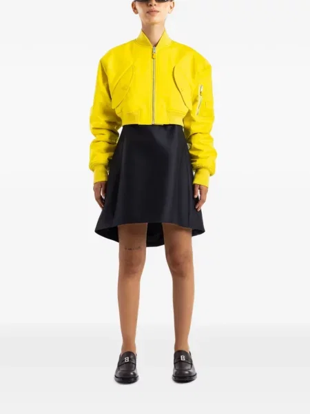 Decupat geacă bomber Balenciaga galben