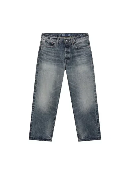 Jeansy straight leg Polo Ralph Lauren niebieskie