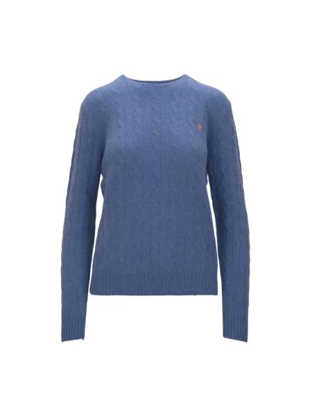 Sweter Polo Ralph Lauren wełniany niebieski