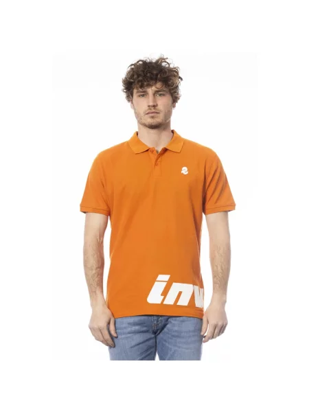 Koszulka polo Invicta z krótkim rękawem pomarańczowa