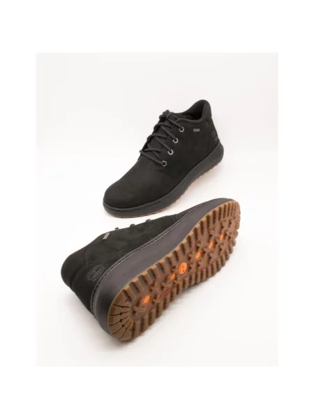 Šněrovací krajkové kotníkové boty Timberland černé