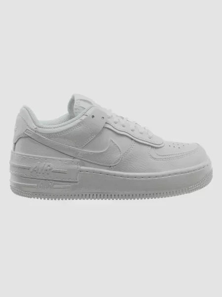 Кожаные кроссовки Nike Air Force 1 белые