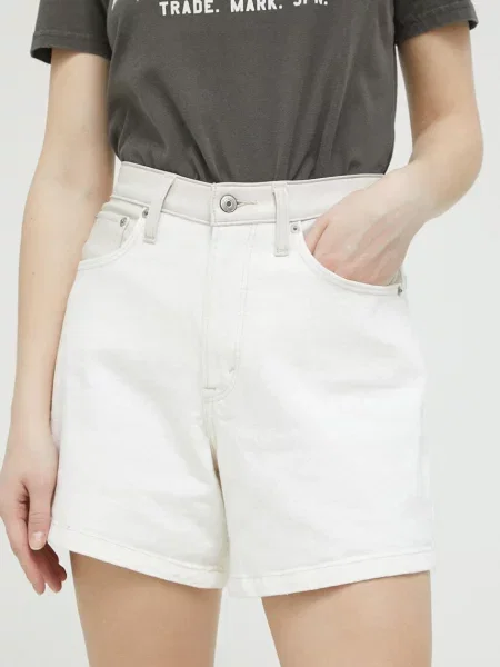 Jeans kratke hlače Abercrombie & Fitch bež