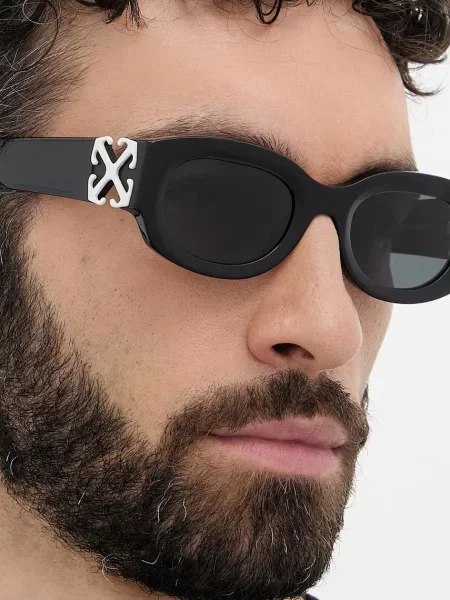 Off-White kerek napszemüveg fehér